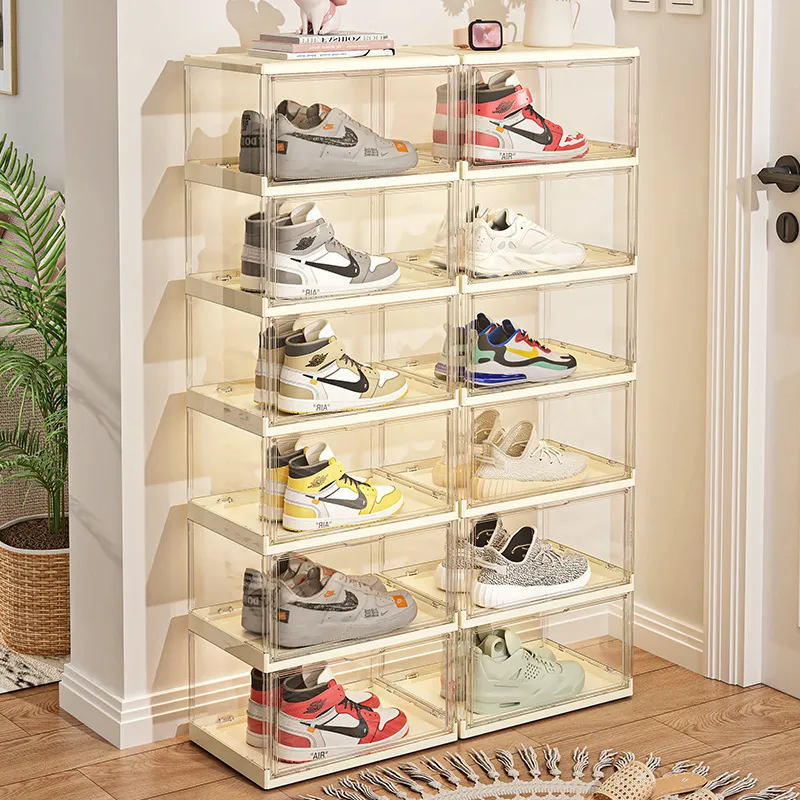 Transparent Acrylic Folding Sh - đánh giá và giá Shoe Box Display