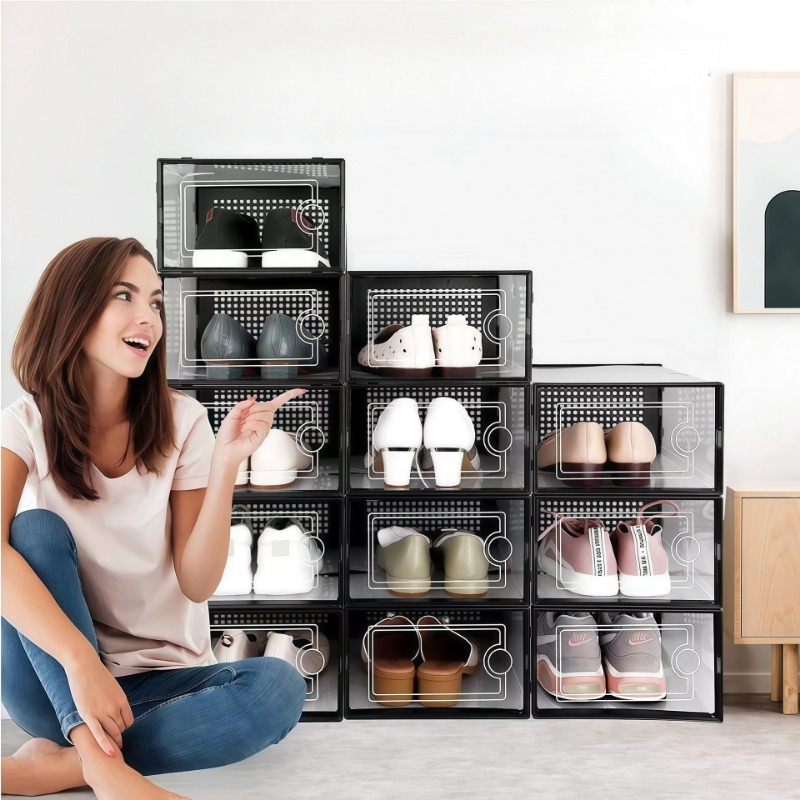 Stackable Shoe Storage Boxes,  - đánh giá và giá Sneaker Case