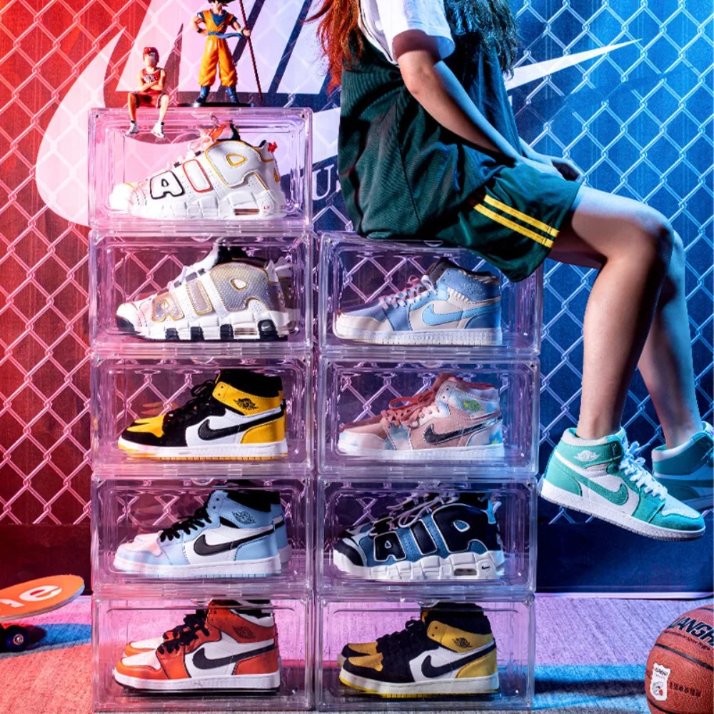 Thickened Transparent Storage  - đánh giá và giá Shoe Box Display