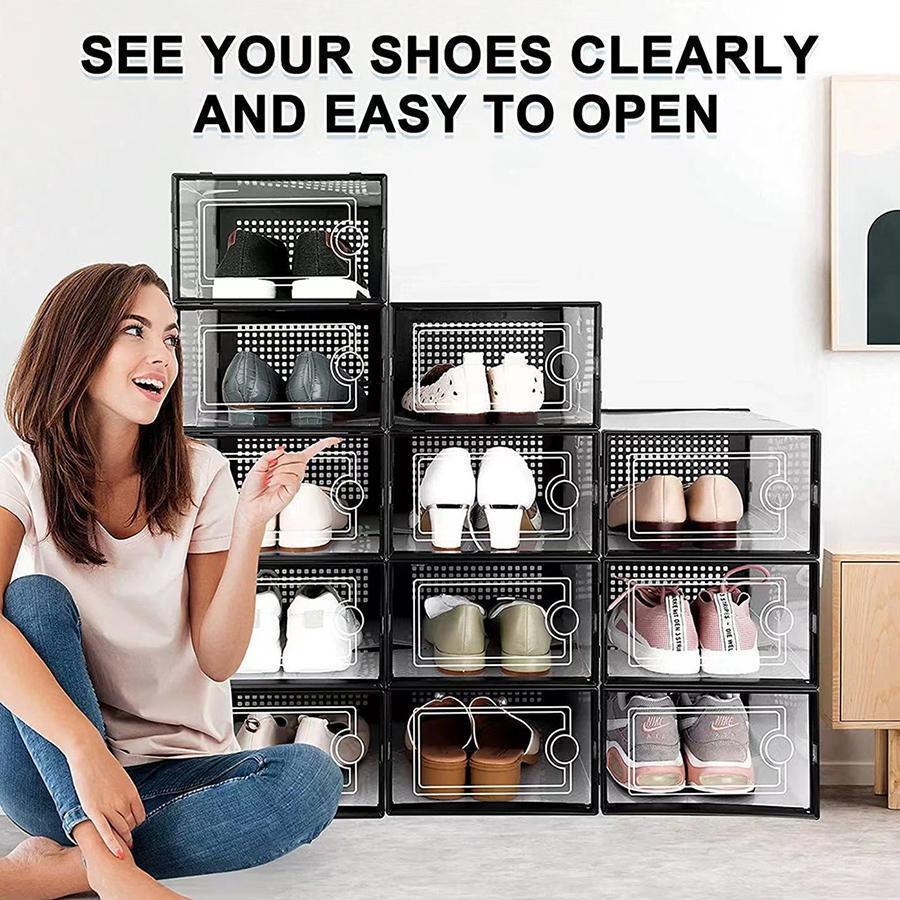 12/24/36 Pcs Extra Large Clear - đánh giá và giá Shoe Box Display