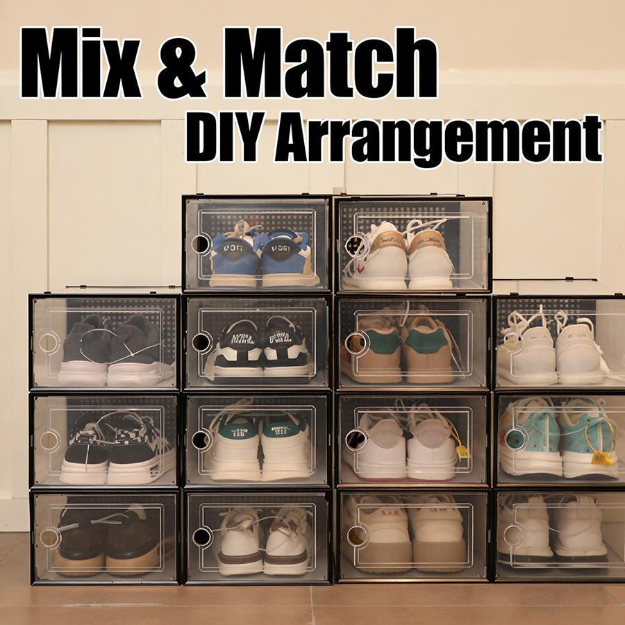 12/24/36 Pcs Extra Large Clear - đánh giá và giá Shoe Box Display